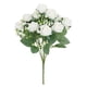 thumbnail image 2 of Ramo De Rosas De Policarbonato 1 unidad de ramo de rosas artificiales blancas de plástico,mini rosas,ramo de novia para decoración del hogar,arreglo floral decorativo,flores artificiales. Rkxzt, 2 of 9