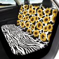 thumbnail image 4 of Pzuqiu Cow Print Sunflower Design Car Seat Covers Full Backrest Front and Rear Seat Cover Set, Full Set, Suitable for Sedan Seats Auto Seats, Fit for Truck Cars, 4 of 10