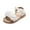 BC207-White, variant on Toddler Girl White Sandals Size 6 - Little Girl Easter Summer Dress Shoes Lightweight Open Toe Beach Holiday