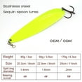 thumbnail image 2 of Señuelo Pesca Metal Cuchara para Lubina Trucha Agitación Lenta Mar Amarillo, 2 of 7