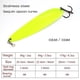 thumbnail image 3 of Cuchara grande de Metal para pesca, lubina, trucha, agitación lenta, señuelo de pesca en el mar, amarillo, 3 of 7