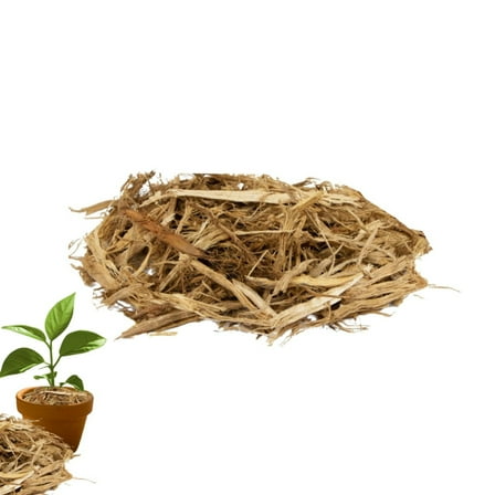 Wood Mulch,Durable Organic Wood Chips,HYG Premium Organic Wood Mulch for Gardens,Portable Tree Bark for Garden,Potted Plants,1pack/0.66lb/300g