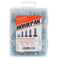 thumbnail image 2 of Homepak 5021826 Slotted Hex Head Zinc Sheet Metal Screw Kit, Assorted, 2 of 3