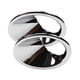 thumbnail image 3 of Fog Light Bezel, Simple Design Wearproof Fog Lamp Cover Antiscratch Silver ABS Chrome  For Car ANGGREK Fog Lamp Moulding, 3 of 8