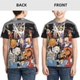 thumbnail image 3 of Looney Tunes Cartoons Boys Girls 3d Graphic Printed T-Shirt Crewneck Short Sleeve Tees, 3 of 7