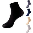 thumbnail image 2 of harmtty 10Pairs Socks Women Men Disposable Thick Silk Socks for Ice Rink Foot Bath,White, 2 of 7