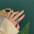 thumbnail image 4 of mtvxesu Bagues Tempérament Vent Froid Personnalité Rétro Hibou Creux Vente Ouverte, 4 of 5