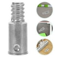 thumbnail image 2 of MOVTOTOP HOMEMAXS 2 Pcs Aluminum Alloy Thread Head 6.80X3.00X3.00CM Silver Color, 2 of 7