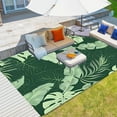 thumbnail image 4 of Eoozwa Outdoor Rug Patio Rug Tropical Outdoor Polyester Rug All Weather RV Rugs for Outside Camping Rugs Lightweight Portable Outdoor Carpet Mats for Patio Deck RV Camper, 4 of 6