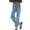 Light blue, variant on Tiqkatyck Womens Jean Clearance, Women's Jeans High Waisted Jeans Trousers High Straight Loose Women's Jeans for Women Black L