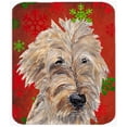 thumbnail image 2 of Caroline's Treasures Goldendoodle Blue Snowflake Winter Glass Cutting Board Large, 2 of 2
