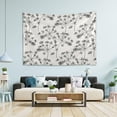 thumbnail image 4 of FREEAMG Flower Grey Tapestry Aesthetic Tapestry Wall Hanging for Home Decor 60" x 51" Inches, 4 of 6