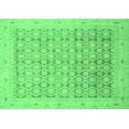 thumbnail image 1 of Ahgly Company Indoor Rectangle Oriental Emerald Green Traditional Area Rugs, 2' x 4', 1 of 4