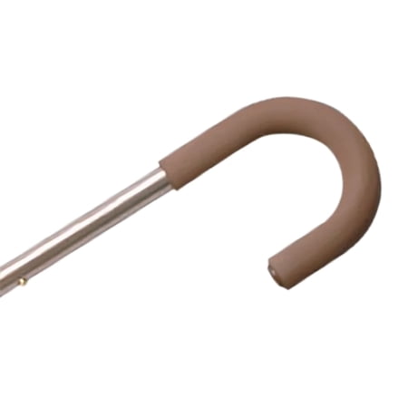 Alex Orthopedic Height Adjustable Tourist Handle Aluminum Walking Cane in Bronze - Soft Foam Grip for Seniors - 30" to 39" & Supports up to 300lbs