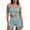 Sky Blue, variant on Women Workout Sets High Waisted Biker Yoga Shorts for Women Tummy Control Fitness Shorts & Cropped Vest Cami Tops Sets Yoga Workout Outfits for Women