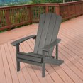 thumbnail image 2 of CHYVARY 2 Peaks Adirondack Chairs, Fire Pit Outdoor Patio Furniture,Gray, 2 of 8