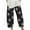Black, variant on Babysbule Yoga Pants for Women Plus Size Women's Print Casual Loose Wide Leg Trousers Pocket Long Pants