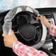 thumbnail image 5 of Funda para volante de coche, elástica, de 38 cm, para invierno, cálida y cómoda., 5 of 6
