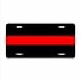 thumbnail image 3 of SignMission A-LP-03-582 Mince Ligne Rouge Simple Plaque d'Immatriculation en Aluminium, 3 of 4