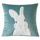 thumbnail image 1 of Yhmxh Fundas de cojín decorativas con lindos conejitos, funda de cojín para sofá, almohada bordada, funda de cojín para el coche, fundas de almohada, 1 of 6