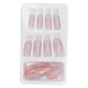 thumbnail image 2 of Uñas postizas de cubierta completa, 24 piezas de uñas postizas con purpurina brillante para mujeres, punta de uñas profesionalmente probada, 2 of 8