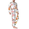 thumbnail image 2 of Bingfone Men's Pajama Set 2 Piece Loungewear PJs, Long Sleeve with Pajama Pants-Gnome Camping, 2 of 7
