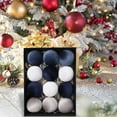 thumbnail image 6 of Velvet Christmas Ornaments Balls Set-Flocked Shatterproof Hanging Baubles for Xmas Tree Decorations,Neutral Textured Decorative Balls for Wreath Garland Mantel to Create a Festive Holiday Atmosphere, 6 of 6