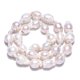 thumbnail image 4 of Natural Baroque Pearl Keshi Pearl Beads Strands Cultured Freshwater Pearl Round Seashell Color 10~24x9~13mm Hole: 0.6mm about 18~32pcs/strand 14.96~15.55 inch(38~39.5cm), 4 of 6