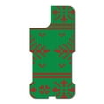 thumbnail image 3 of DistinctInk Custom SKIN / DECAL compatible with OtterBox Commuter for iPhone 11 Pro (5.8" Screen) - Green Red Ugly Christmas Sweater - Christmas All Year, 3 of 5