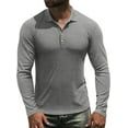 thumbnail image 2 of Iceglad Men's Polo Shirts long Sleeve Casual Slim Fit Shirts, 2 of 9