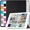 A_Black (with Clear Back), variant on iPad Air 1st 2nd 9.7 5th 6th Inch [ Air 1 2 iPad 5 6 ] A1893 A1822 A1566 MD785LL/A MD788LL/A MD786LL/A MD789LL/A MD787LL/A MD790LL/A Shockproof Printed Cover Clear Transparent Back Shell - Deer Print