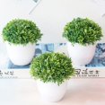 thumbnail image 4 of Zhaomeidaxi Plants Artificial 32 mesh bamboo grass Greenery in Pots Faux Potted Herbs Small Houseplants 5.51"Tall for Indoor Greenery Tabletop Décor Centerpiece wholesale bulk, 4 of 8