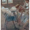 thumbnail image 2 of Edgar Degas 20x21 Gold Ornate Framed and Double Matted Museum Art Print Titled - Three Dancers Preparing for Class (After 1878), 2 of 4