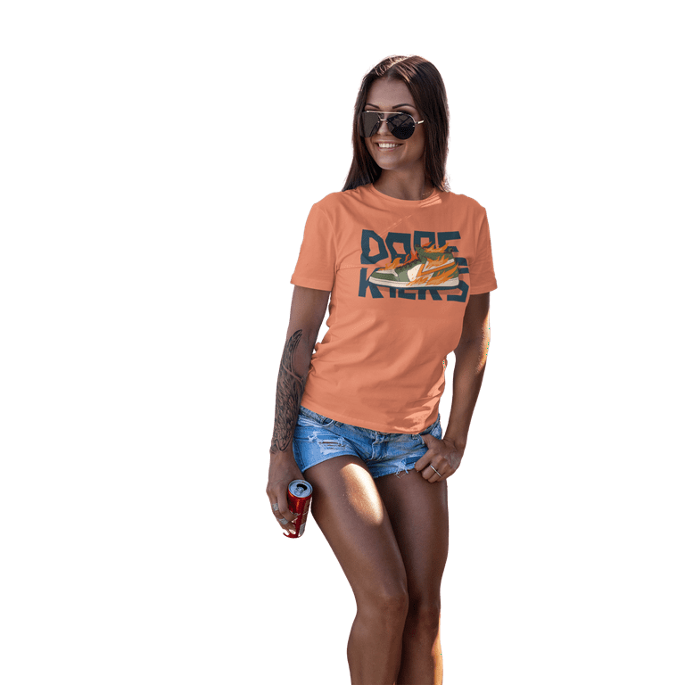 kiMaran DOPE KICKS Design Sneaker on Flames Shoe Fire T-Shirt