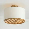 thumbnail image 7 of Capital Lighting - Soleil - 3 Light Semi-Flush Mount In Coastal Style-14 Inches, 7 of 7