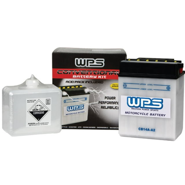 WPS Batterie Standard Conventionnelle 12V avec Pack Acide 12N5-4B