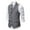 Dark Gray, variant on Men's Tweed Suit Vintage Vest Herringbone Wool Prom Waistcoat Groomsmen for Wedding and Party Wine