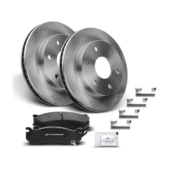 Front Brake Pad and Rotor Kit 6 - Compatible with 2000 - 2006 Chevy Suburban 1500 2001 2002 2003 2004 2005