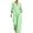 Green1, variant on Two-Piece Outfits for Women Plaid Ruffled 3/4 Sleeve V Neck and Wide Leg Pants Lounge Sets