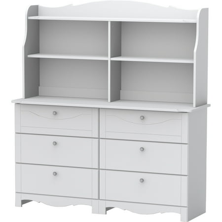 Pixel Bookcase Hutch For Double Dresser From Nexera Walmart Com