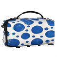 thumbnail image 2 of Herdesigns Blue Carry Case Compatible with Nintendo Switch 2, with 20 Game Card Slots, Polka Dots Portable Travel Carrying Case Pouch for Accessories & Games, 2 of 8