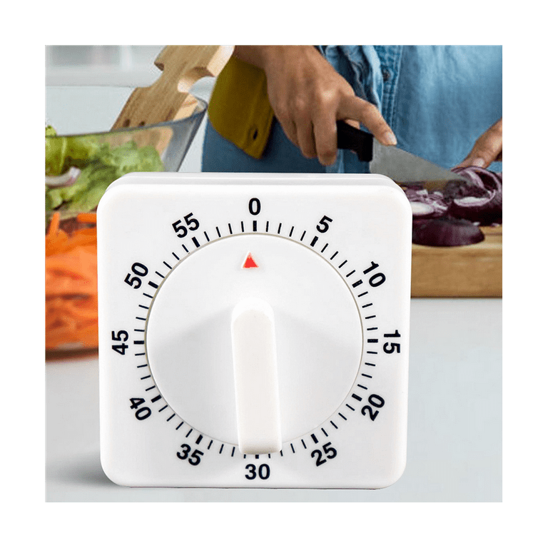 Square 60 Minute Mechanical Kitchen Cooking Timer Alarm Food Preparation  Baking 37md - Timers - AliExpress