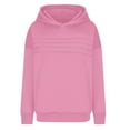 thumbnail image 5 of IVEYRTF Girls Solid Color Pullover Sweatshirt Long Sleeve Pullover Casual Outerwear for Kids Youth Active Wear Soft Everyday Jacket for School Play(Pink#2,9 Years), 5 of 6