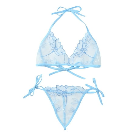 Sports Bras for Women All 42c Bra Women s Lingerie Sets Sexy Lace Adjustable Lace Flower Embroidery G String Trouser Set 2 Piece Sexy Bra And Panty Sets
