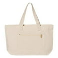 thumbnail image 2 of Q-Tees Unisex 19L Zippered Tote, 2 of 4