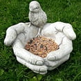 thumbnail image 3 of Estatuas de Jardín Zulema Forma de Manos Comedero para Pájaros al Aire Libre, 3 of 7