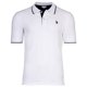 thumbnail image 1 of U.S. POLO ASSN. Polo de hombre con detalles en contraste - piqué, logotipo, algodón elástico Blanco S (Small), 1 of 3