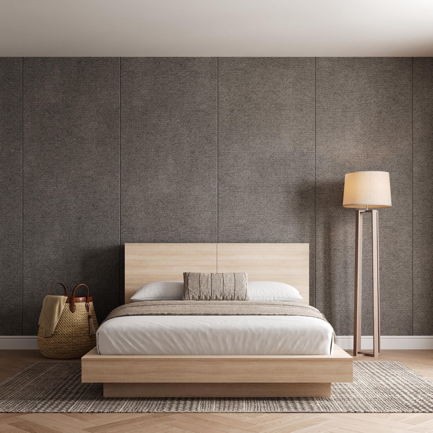 Nexera Marconi Platform Bed with Headboard