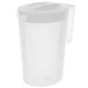 thumbnail image 1 of Jarra de plástico con tapa, jarra para agua, jarra para jugo, jarra para té helado, jarra para limonada de 2 l, 1 of 8
