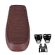 thumbnail image 3 of Asiento de Motocicleta ANGGREK Cuero de PU Impermeable Marrón Estilo A, 3 of 5